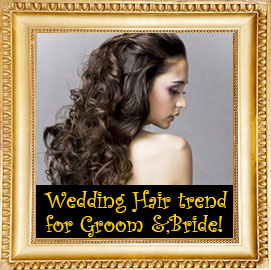 A Wedding Hair Trend for the Groom & Bride!